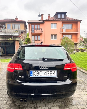 Audi A3 cena 28000 przebieg: 278400, rok produkcji 2009 z Narol małe 56